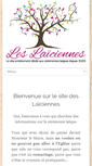 Mobile Screenshot of laiciennes.fr