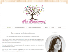 Tablet Screenshot of laiciennes.fr